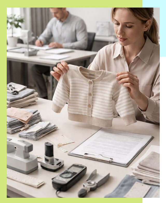 Сертификация детской одежды и текстильных изделий в Новомосковске