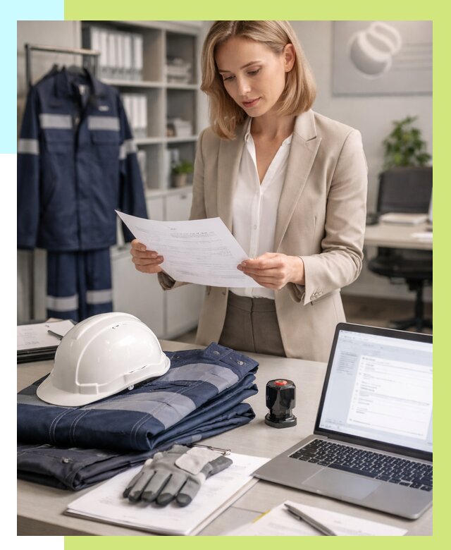 Сертификация спецодежды в Новомосковске от 7228 р. | Алешин-Нвм