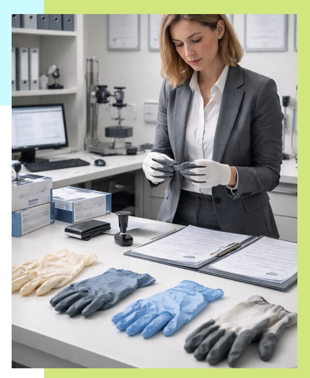 Сертификация перчаток в Новомосковске от 8776 р. | Алешин-Нвм