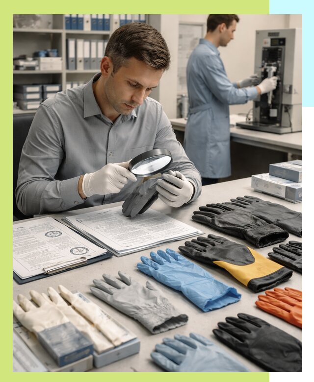 Сертификация перчаток и средств защиты продукции в Новомосковске