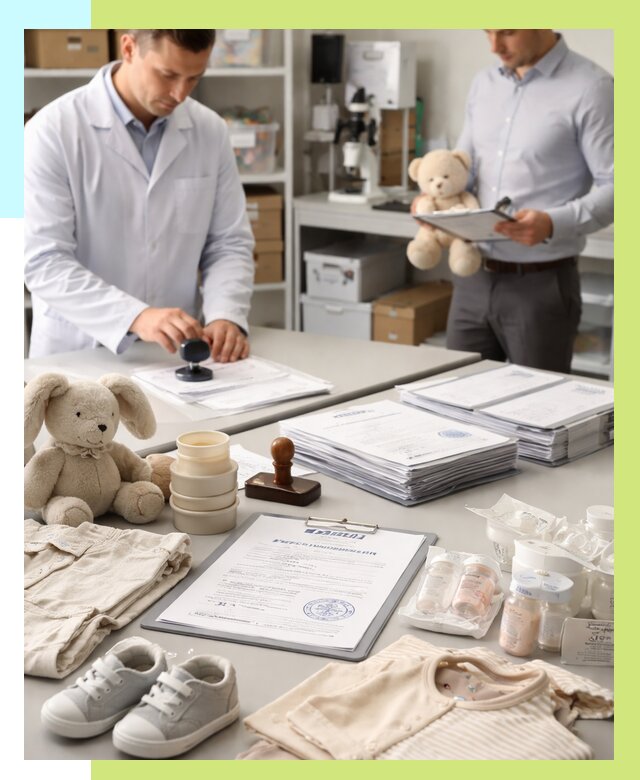 Сертификация детских товаров в Новомосковске от 15488 р. | Алешин-Нвм