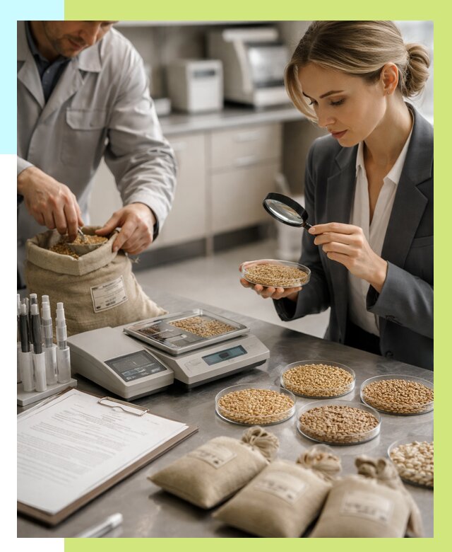 Сертификация зерна в Новомосковске по цене от 15488 р. | Алешин-Нвм