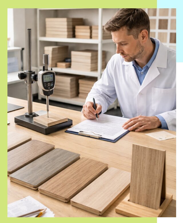 Сертификация ламината с испытаниями и оформлением документов в Новомосковске
