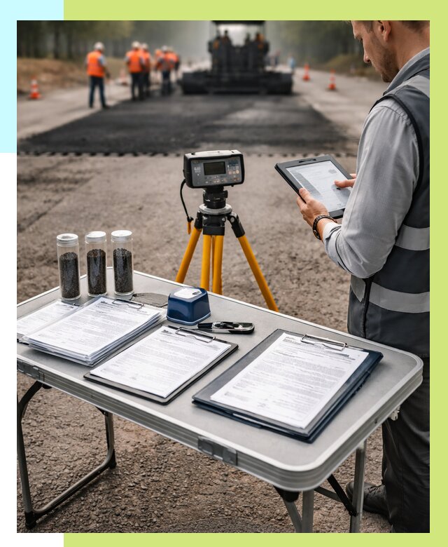 Сертификация асфальта в Новомосковске от 25813 р. | Алешин-Нвм