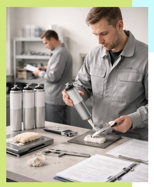 Сертификация монтажной пены и соответствие стандартам в Новомосковске