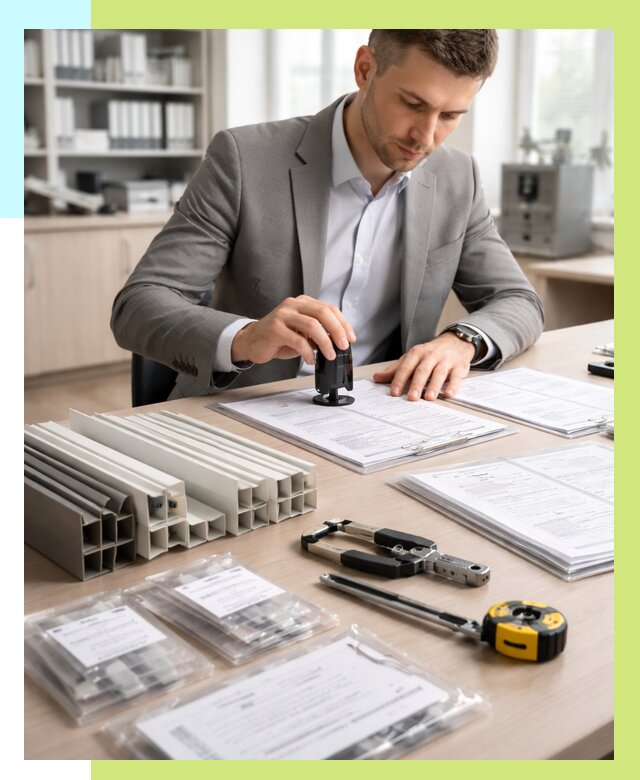 Сертификация ПВХ продукции в Новомосковске от 8776 р., Алешин-Нвм