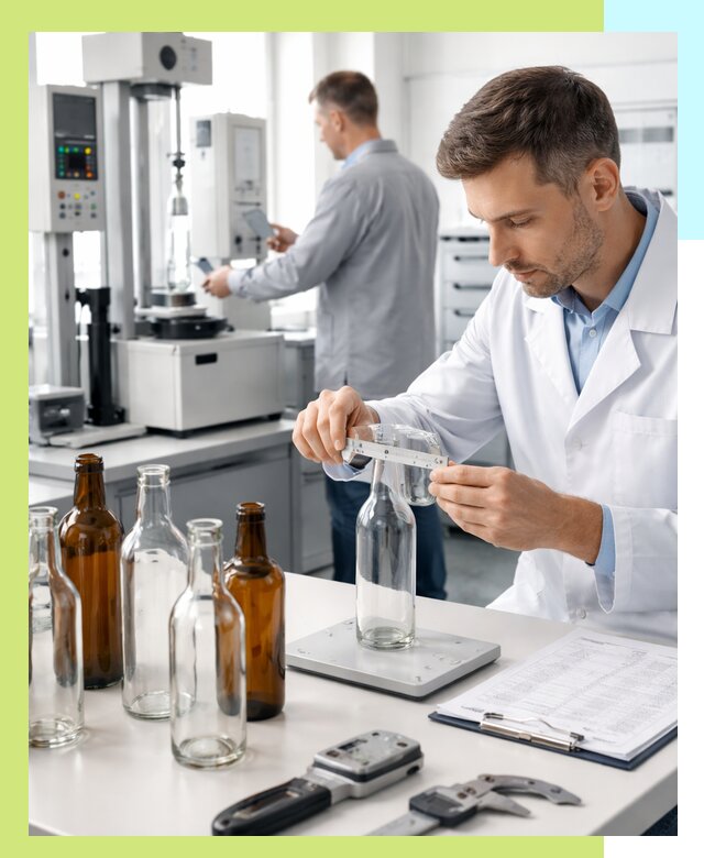 Сертификация стеклянных бутылок и сопутствующей упаковки в Новомосковске