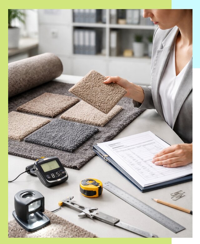 Сертификация ковролина и получение сертификатов в Новомосковске