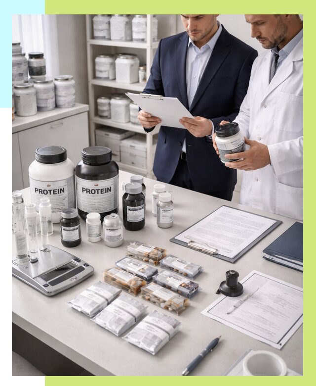 Сертификация спортивного питания в Новомосковске от 15488 р., Алешин-Нвм