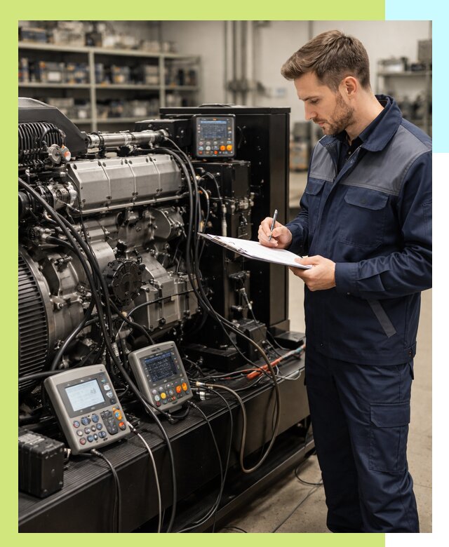 Сертификация дизельных генераторов и их оборудования в Новомосковске