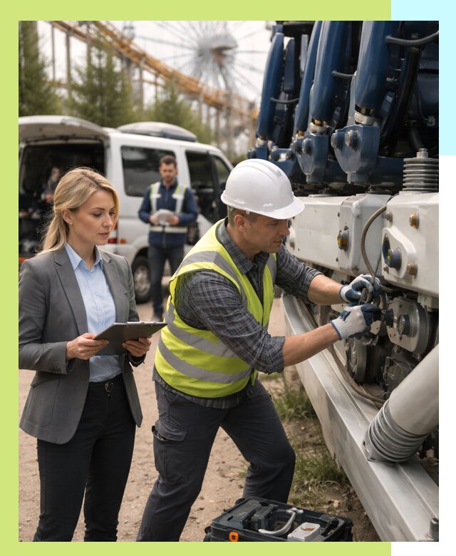 Сертификация аттракционов и проверка безопасности в Новомосковске