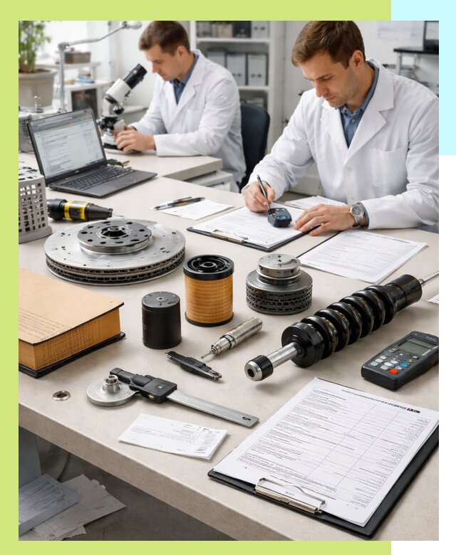 Сертификация автозапчастей и комплектующих в Новомосковске по ГОСТ