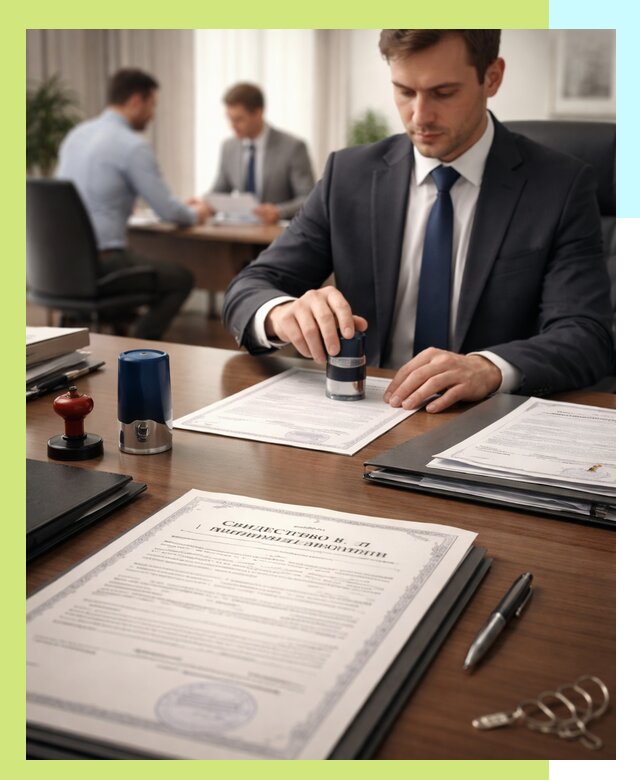 Оформление свидетельства о государственной регистрации в Новомосковске