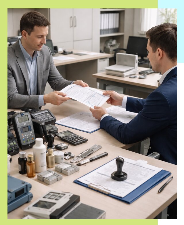 Оформление и получение заключения РЧЦ для оборудования в Новомосковске