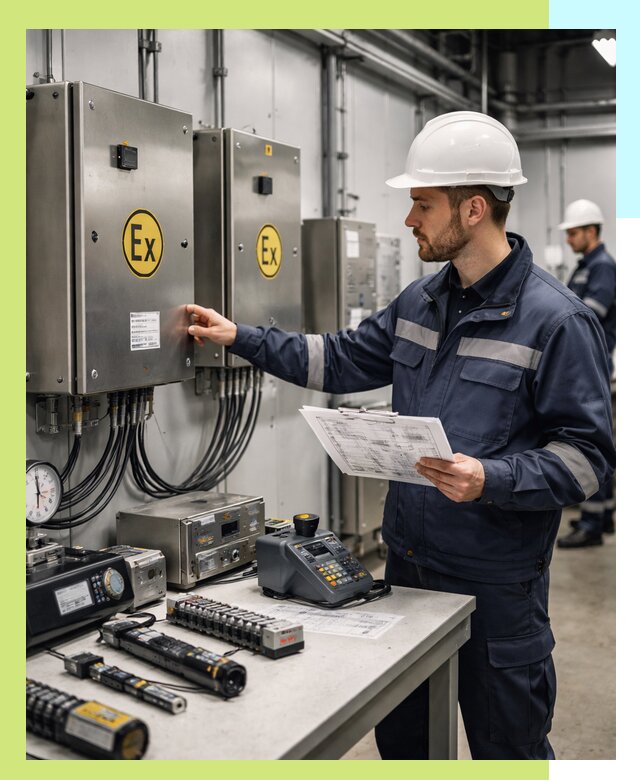 Сертификат взрывозащиты промышленного оборудования в Новомосковске