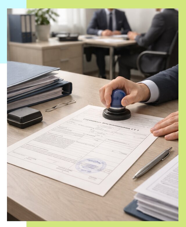 Сертификат происхождения СТ 1 в Новомосковске от 4646 р. | Алешин-Нвм