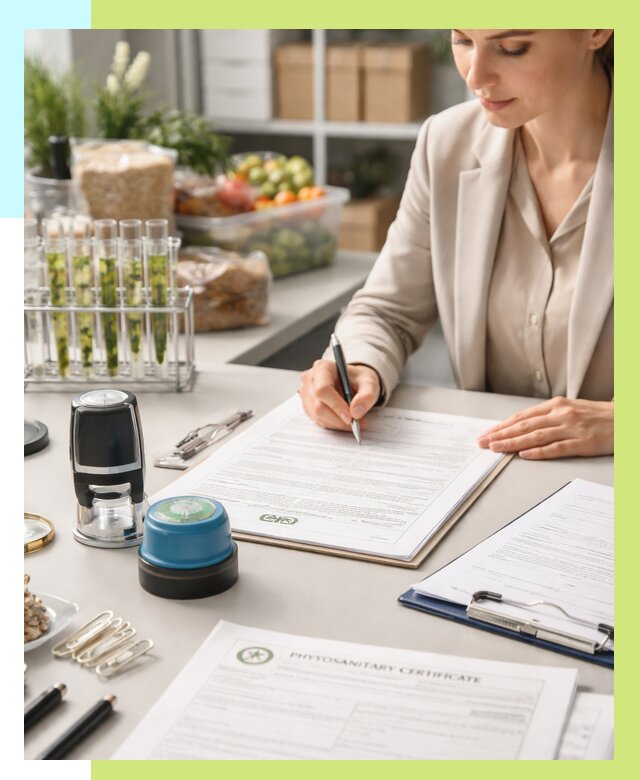 Фитосанитарный сертификат оформить в Новомосковске от 4646 р. | Алешин-Нвм