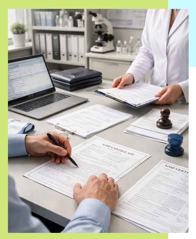 Оформление сертификата GMP в Новомосковске для фармпроизводства