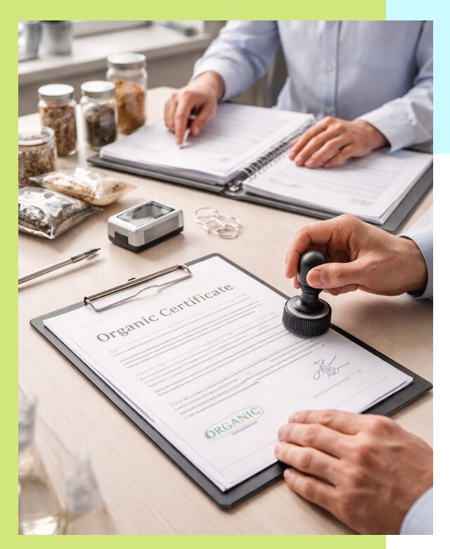 Получение органик сертификата для продукции в Новомосковске