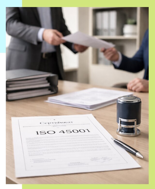Сертификат ISO 45001 в Новомосковске под ключ от 46463 р. | Алешин-Нвм