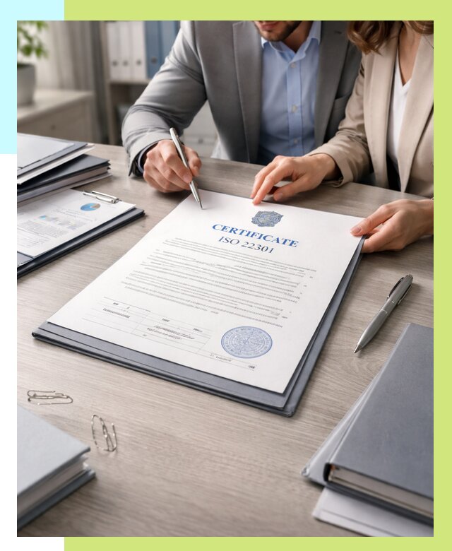 Сертификат ISO 22301 в Новомосковске от 46463 р. | Алешин-Нвм срочно