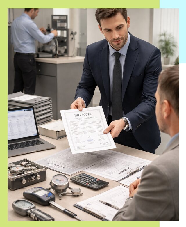 Выдача сертификата ISO 10012 по требованиям метрологии в Новомосковске