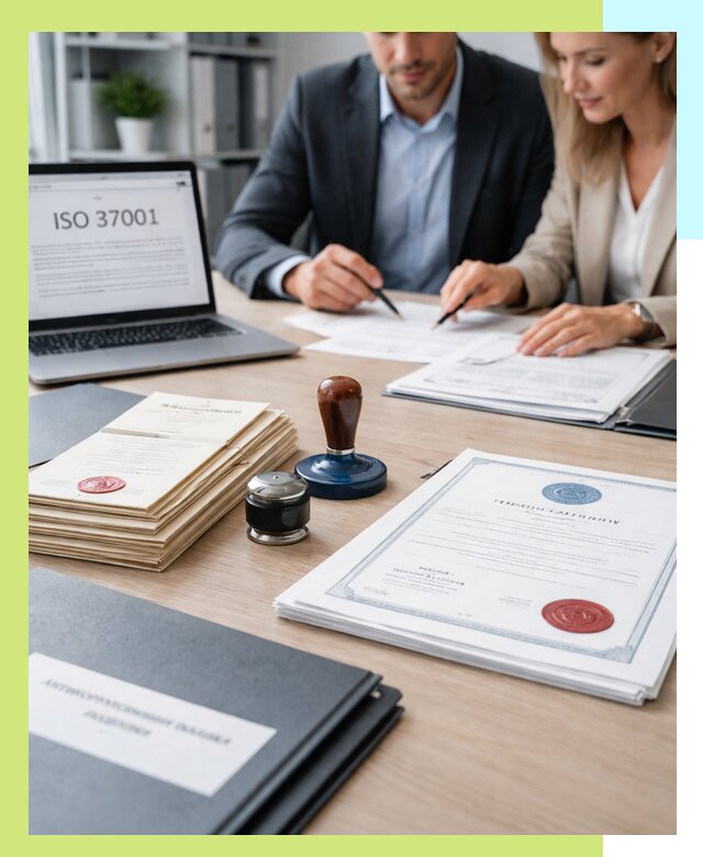 Получение сертификата ISO 37001 по системе борьбы с коррупцией в Новомосковске